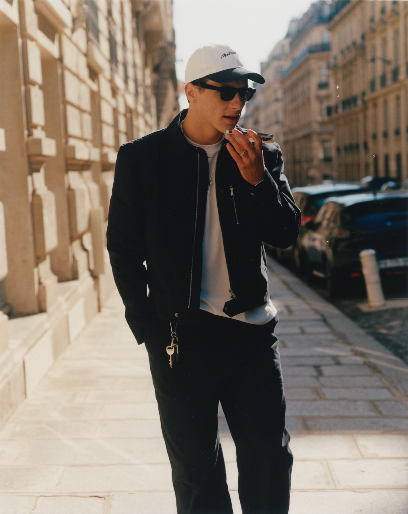 The Montaigne Baseball Cap in cotton