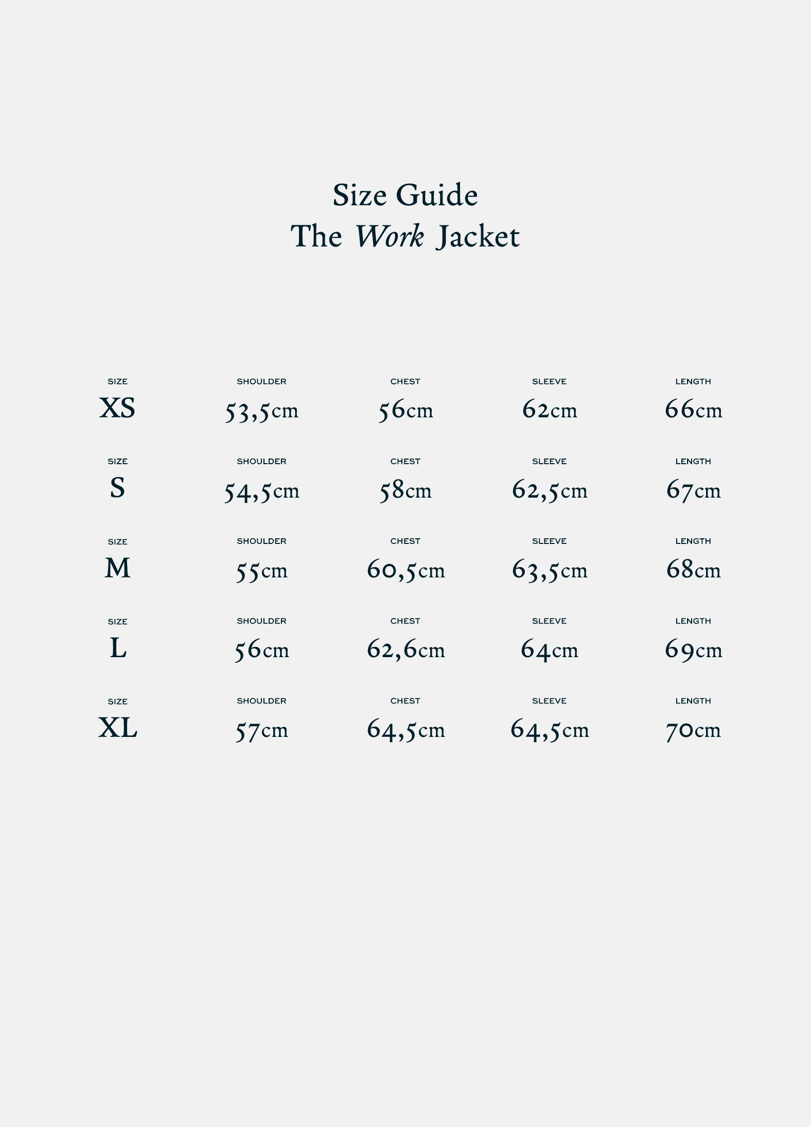 The Work Jacket in heavy corduroy