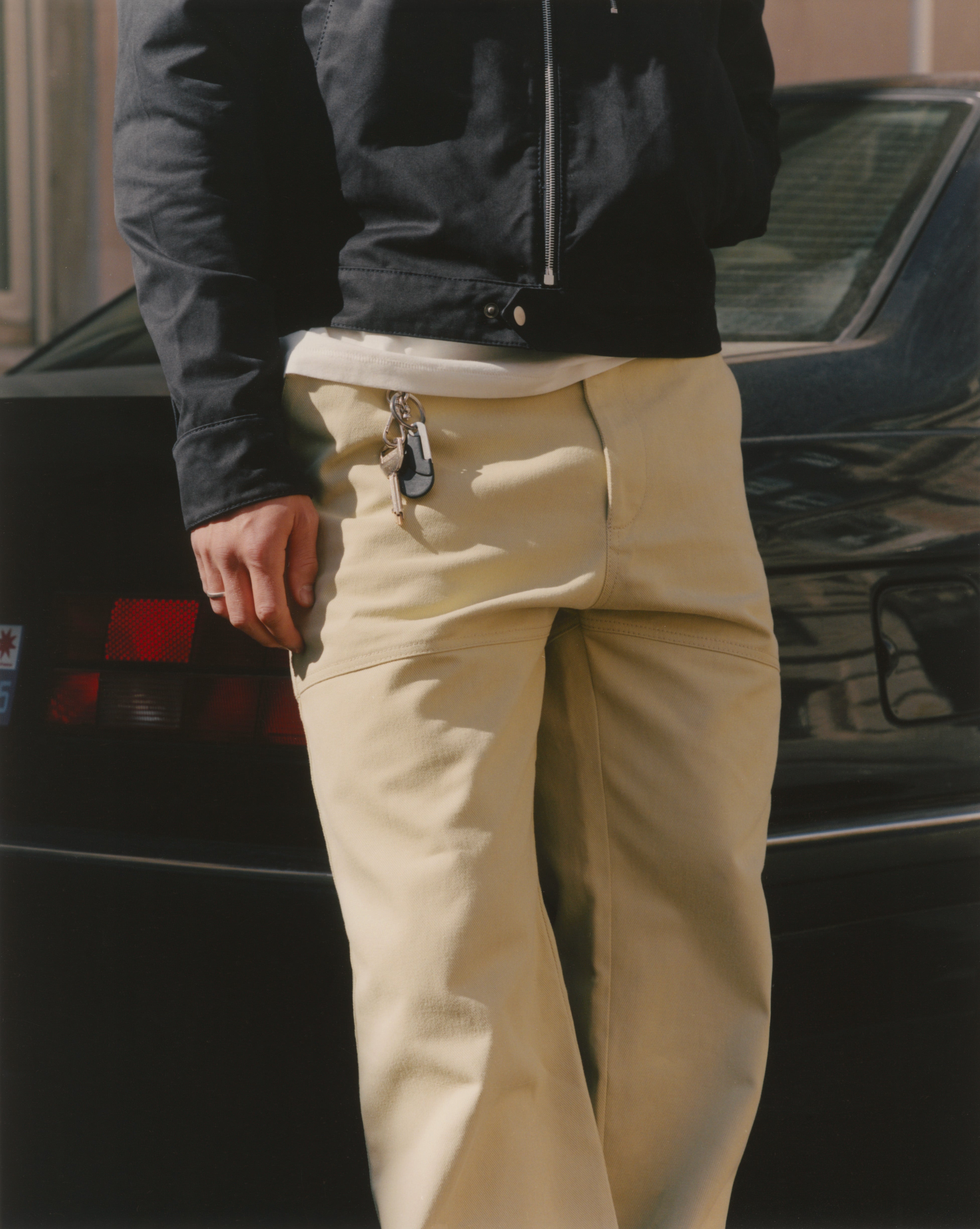 The Straight Pants in heavy cotton
